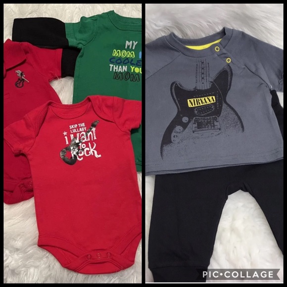 Matching Sets Infant 3 Months Clothes Nirvana Guitar Rock And Roll My Mom Is Cooler Poshmark